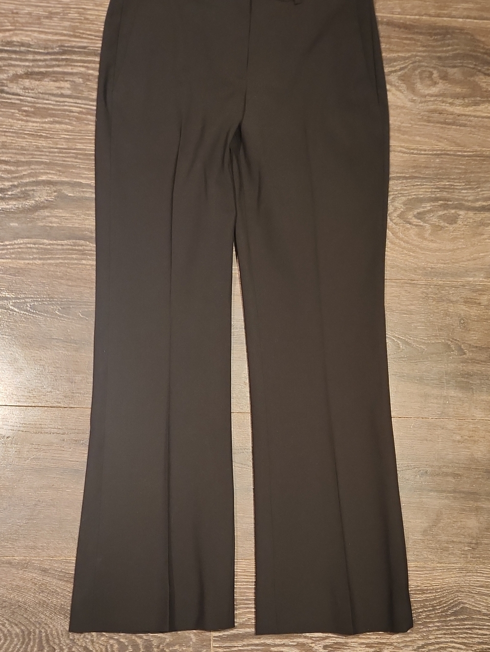 ❤️ NWT! THEORY DEMITRIA TRACEABLE WOOL FLARE TROUSERS / PANTS, 0S (25 SHORT) - Picture 4 of 7